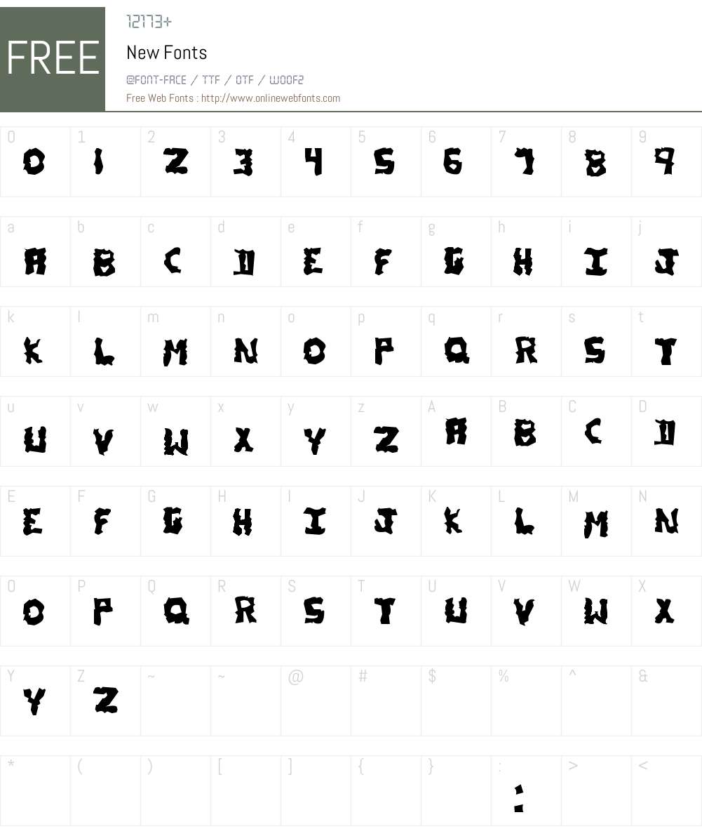 New Font Screenshots