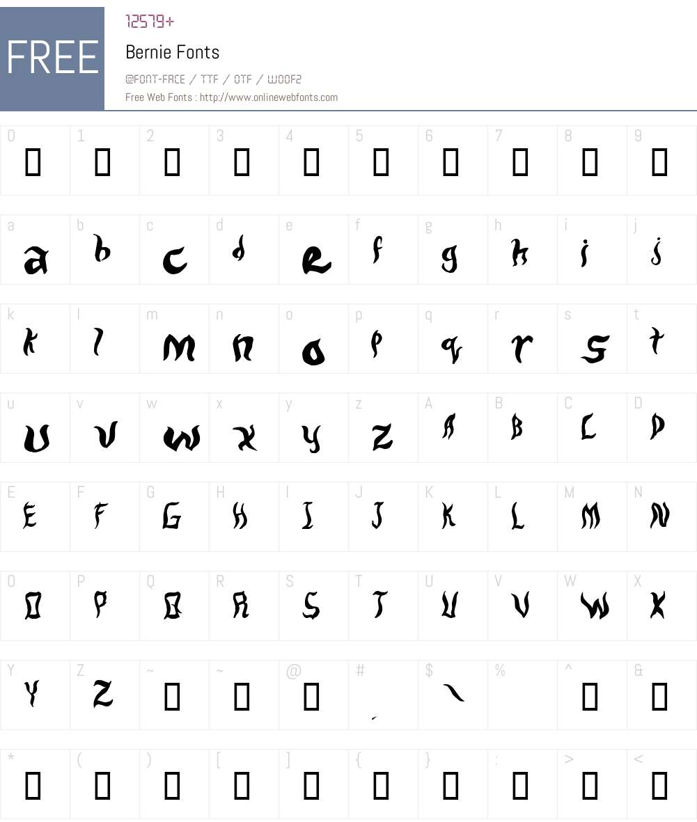 Bernie Font Screenshots