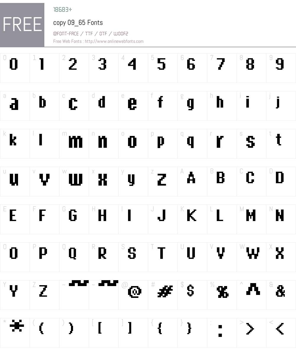copy 09_65 Font Screenshots