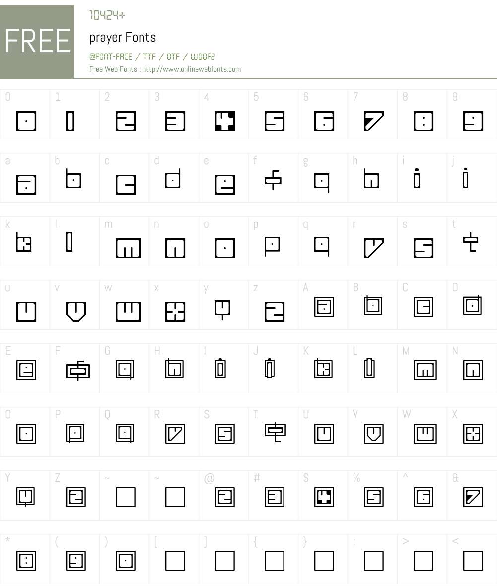 prayer Font Screenshots