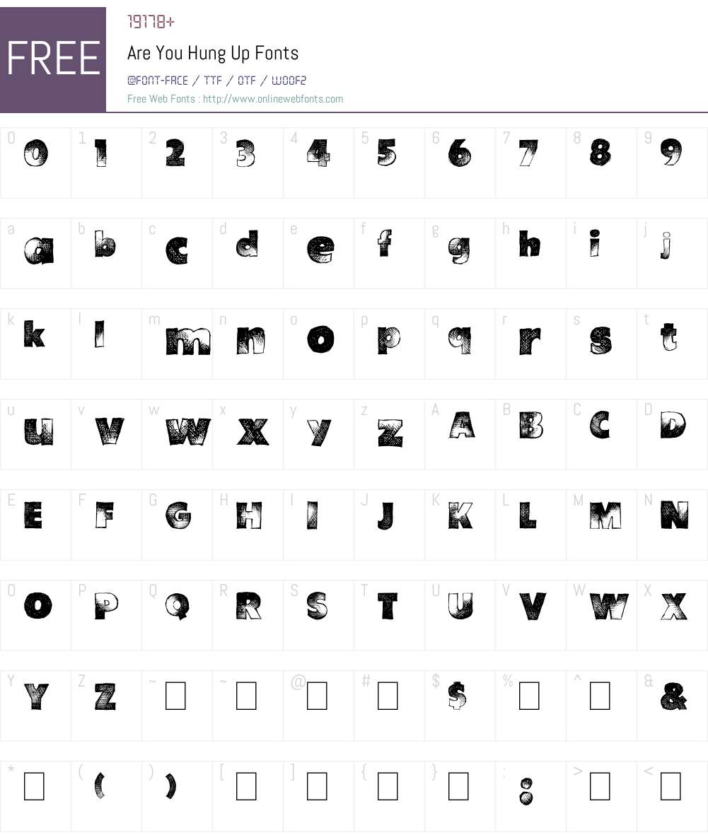 are-you-hung-up-1-00-october-5-2017-initial-release-fonts-free-download-onlinewebfonts-com