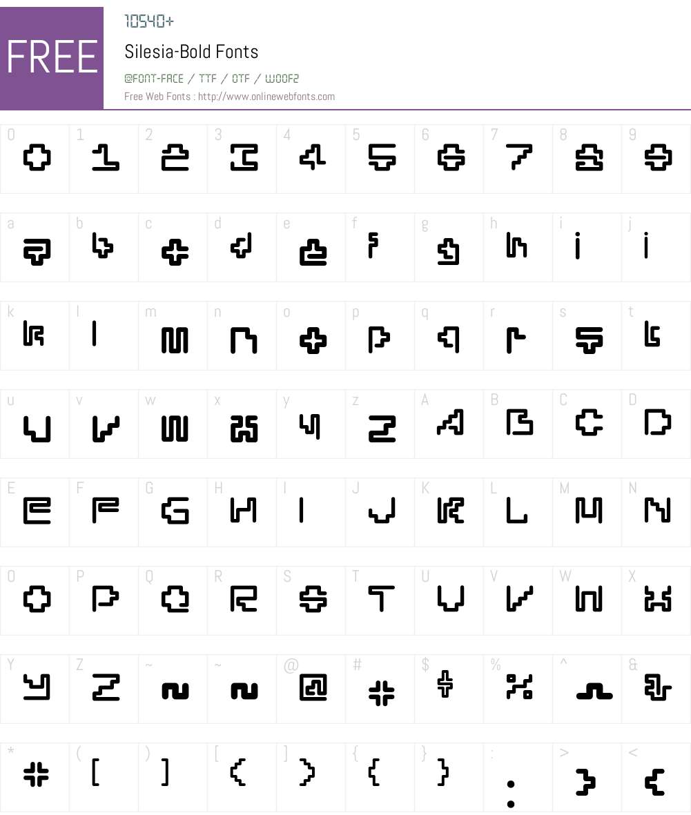 Silesia Font Screenshots