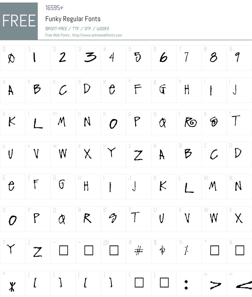 Funky Font Screenshots