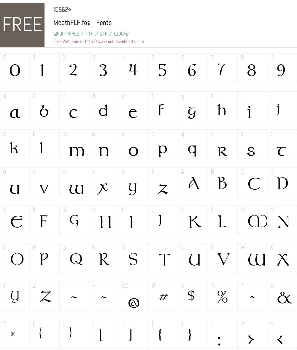 MeathFLF.fog_ Font Screenshots