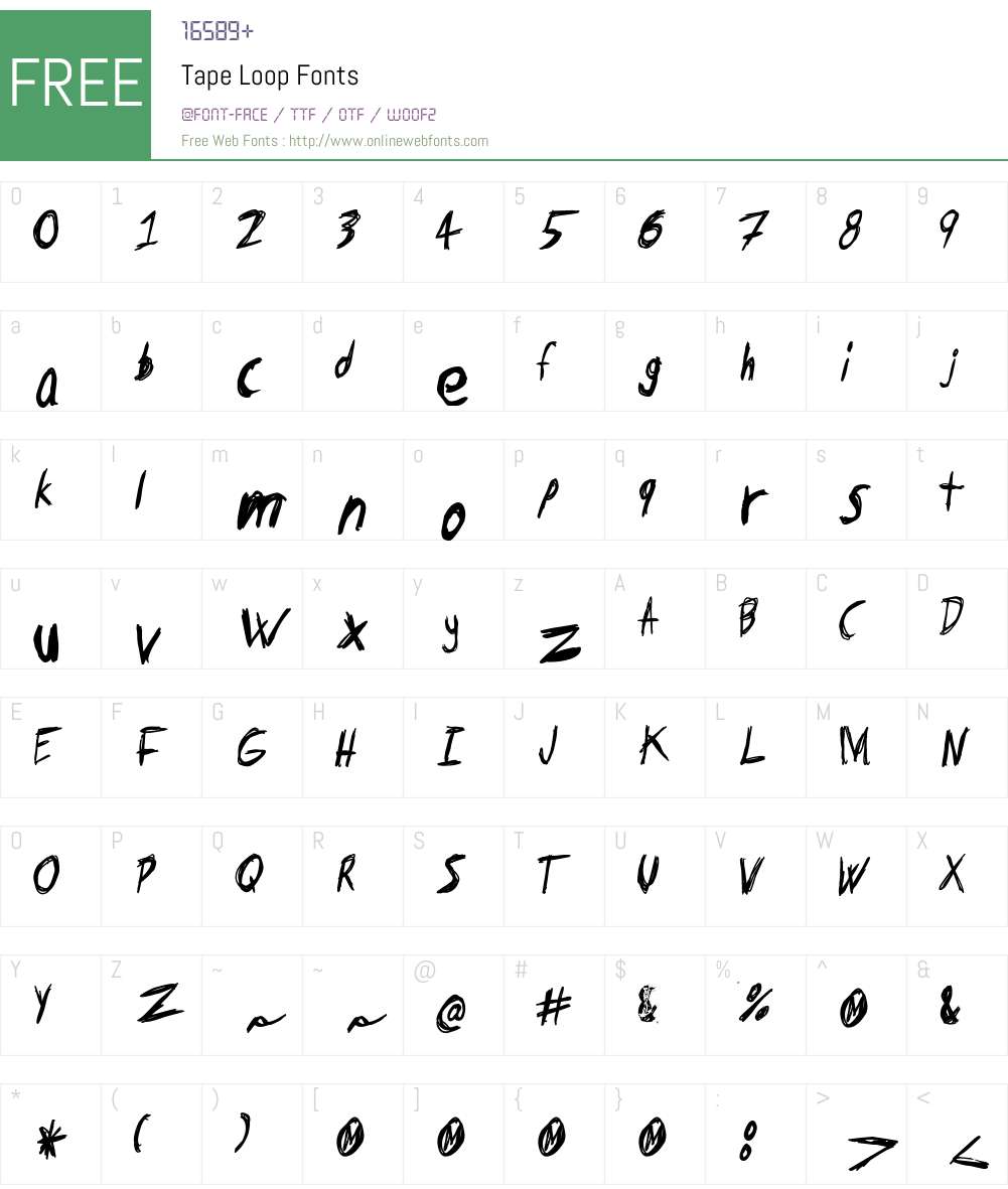 Tape Loop Macromedia Fontographer 4.1 10/4/97 Fonts Free Download