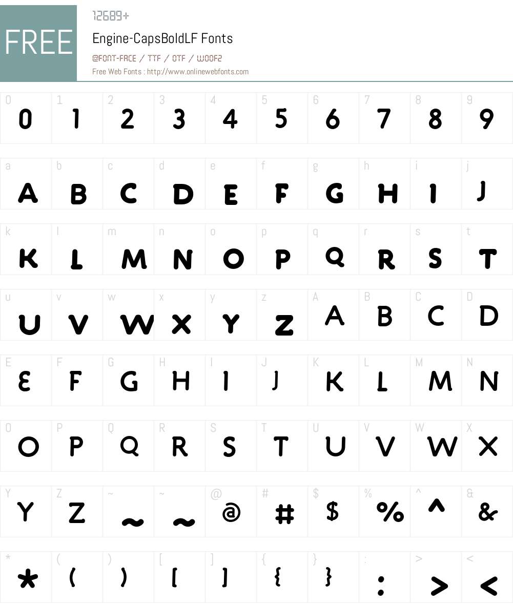Engine Font Screenshots
