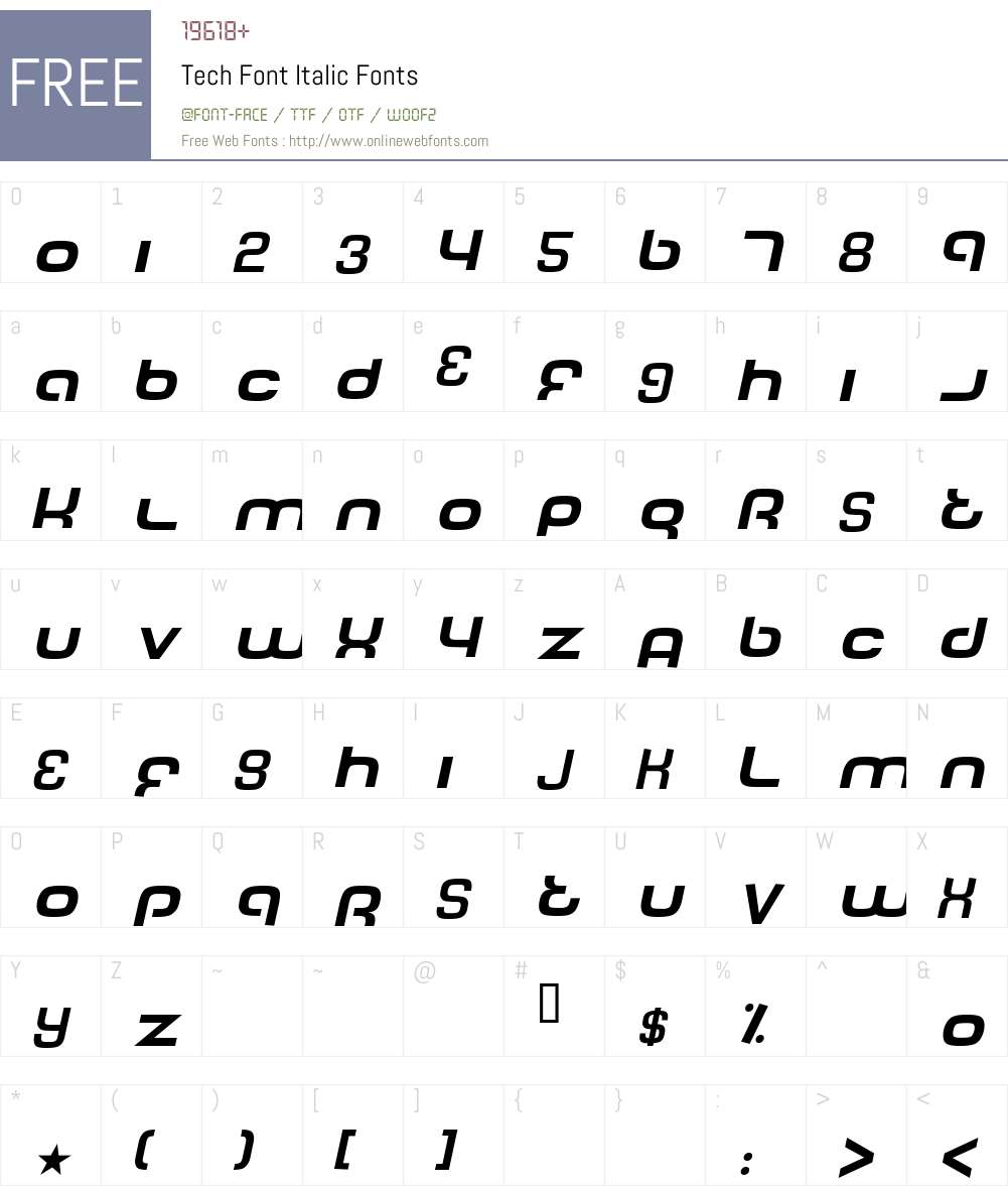 tech-font-italic-1-0-fonts-free-download-onlinewebfonts-com