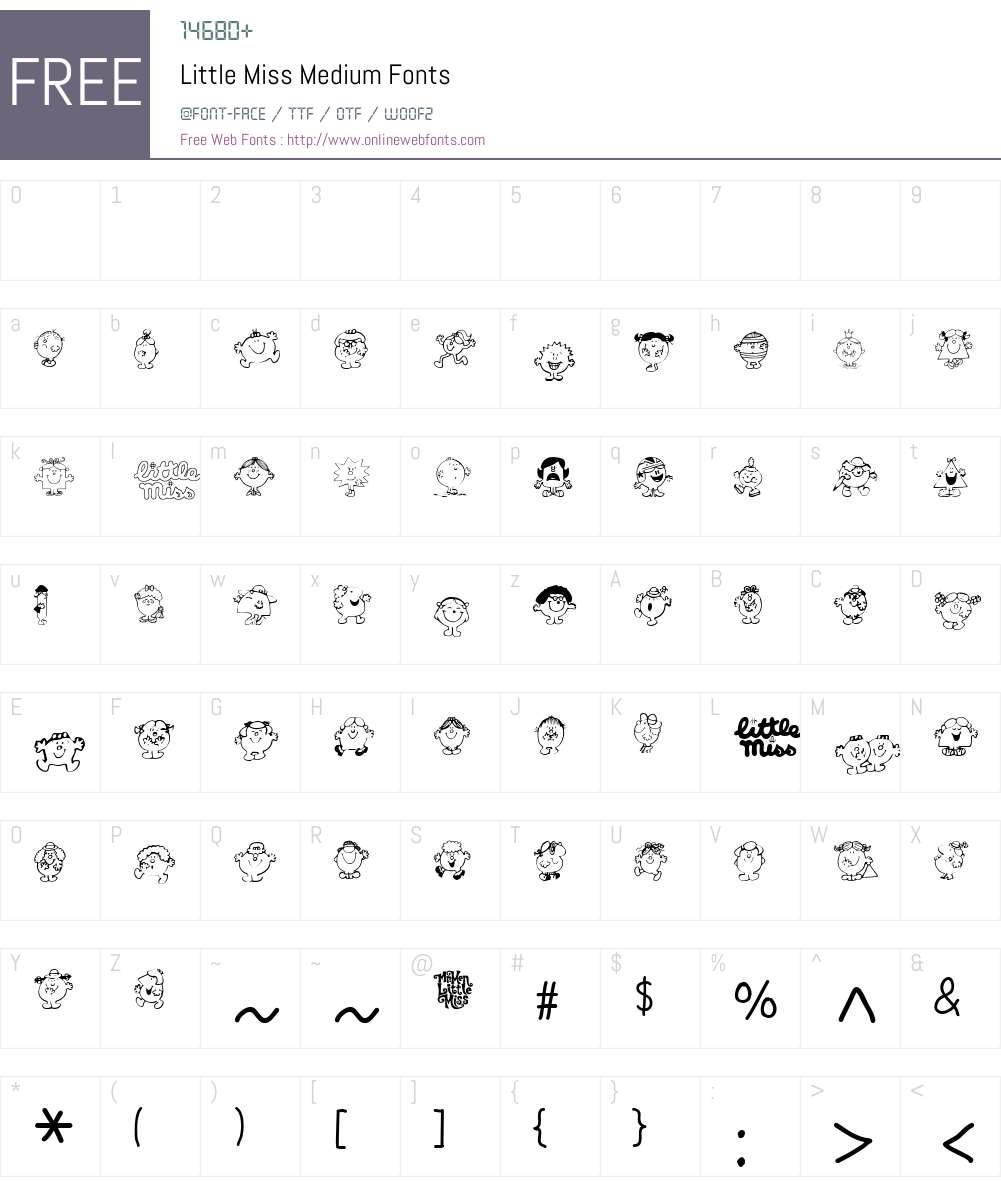 Kiddiefonts Font Screenshots