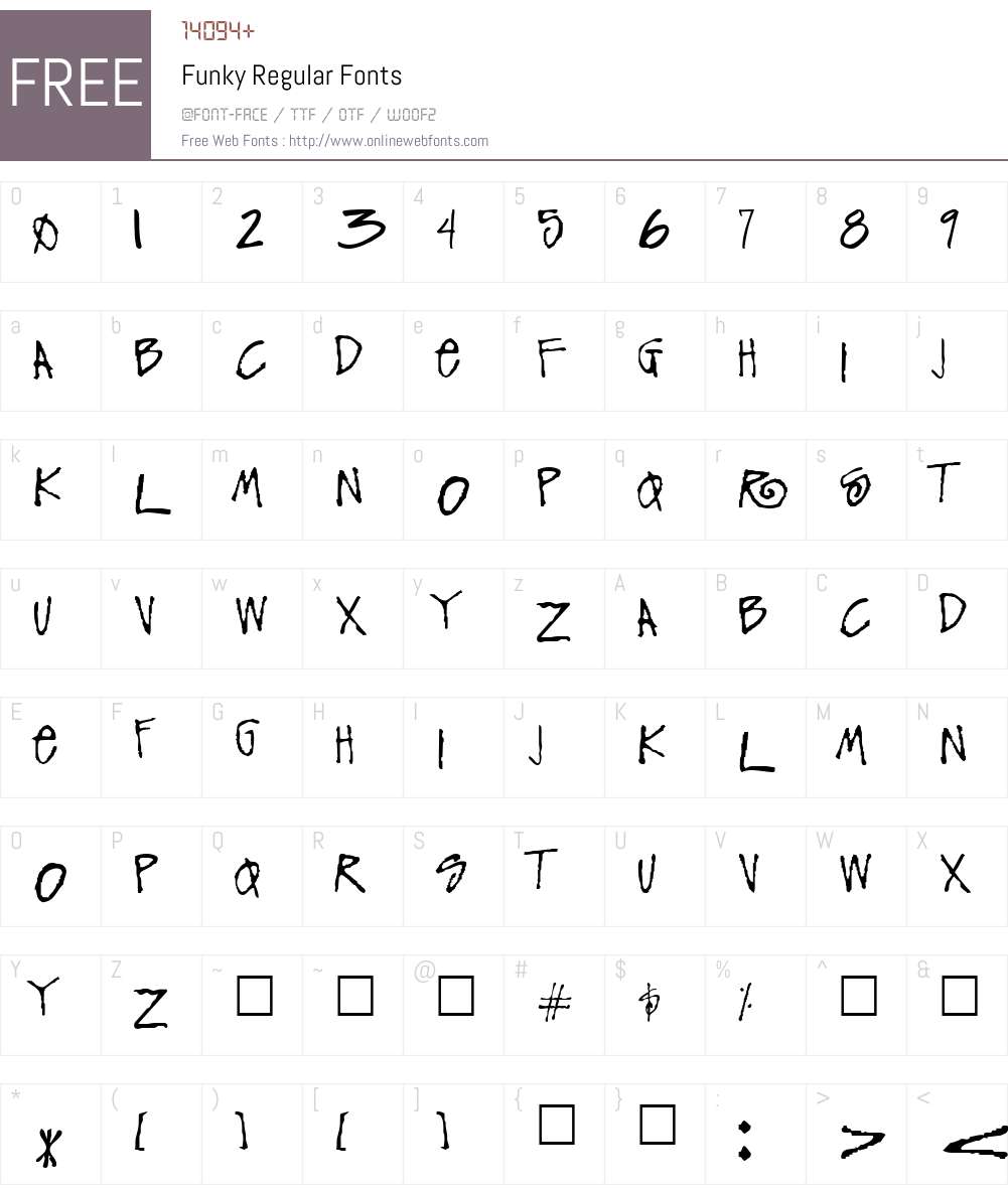 Funky Font Screenshots