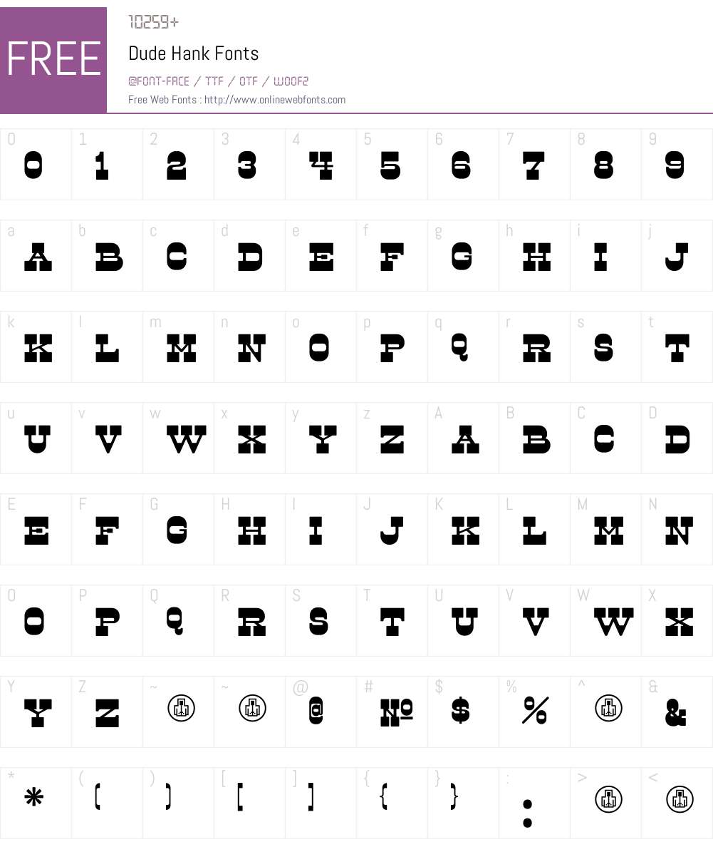 Dude Font Screenshots