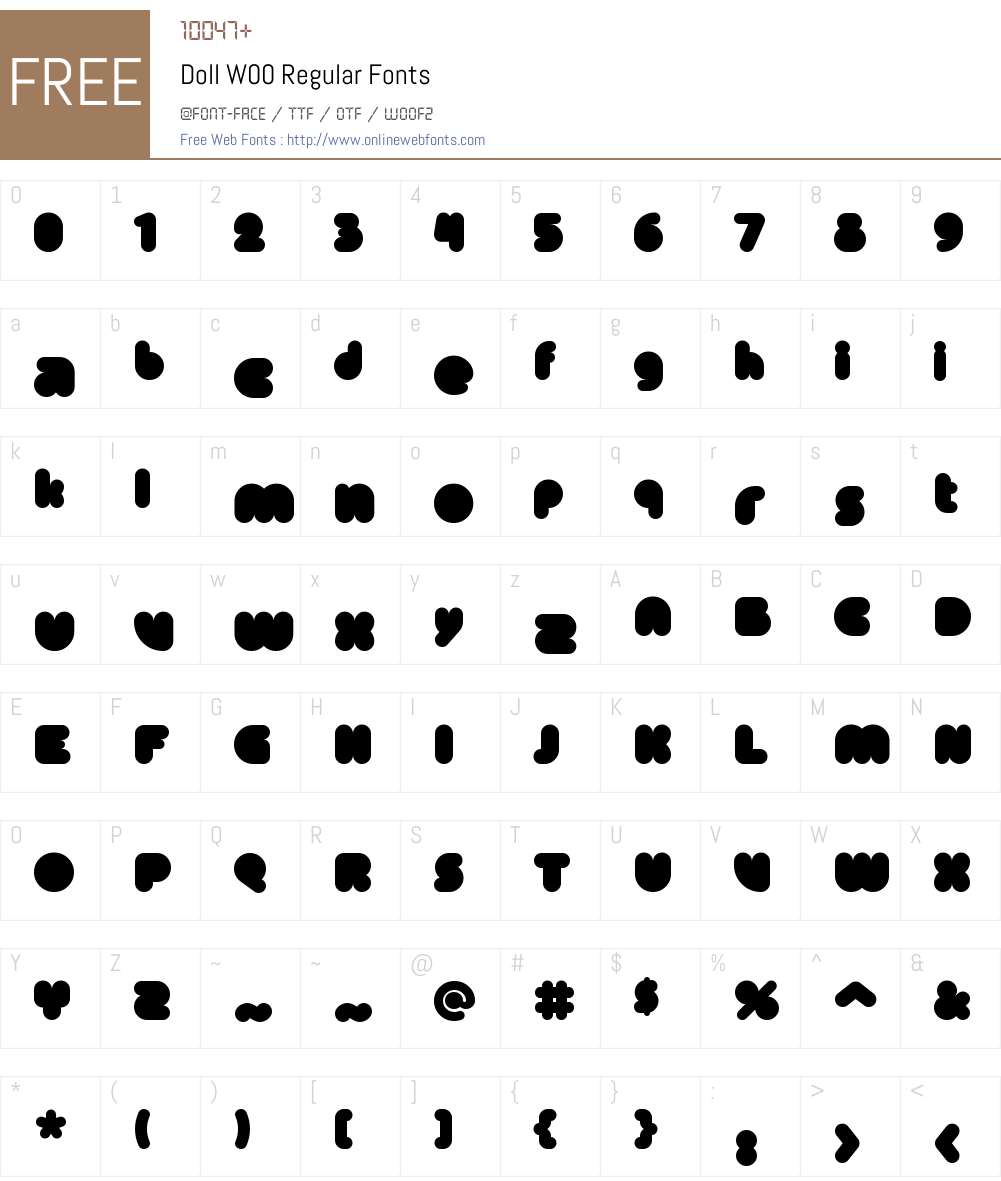 Doll Font Screenshots
