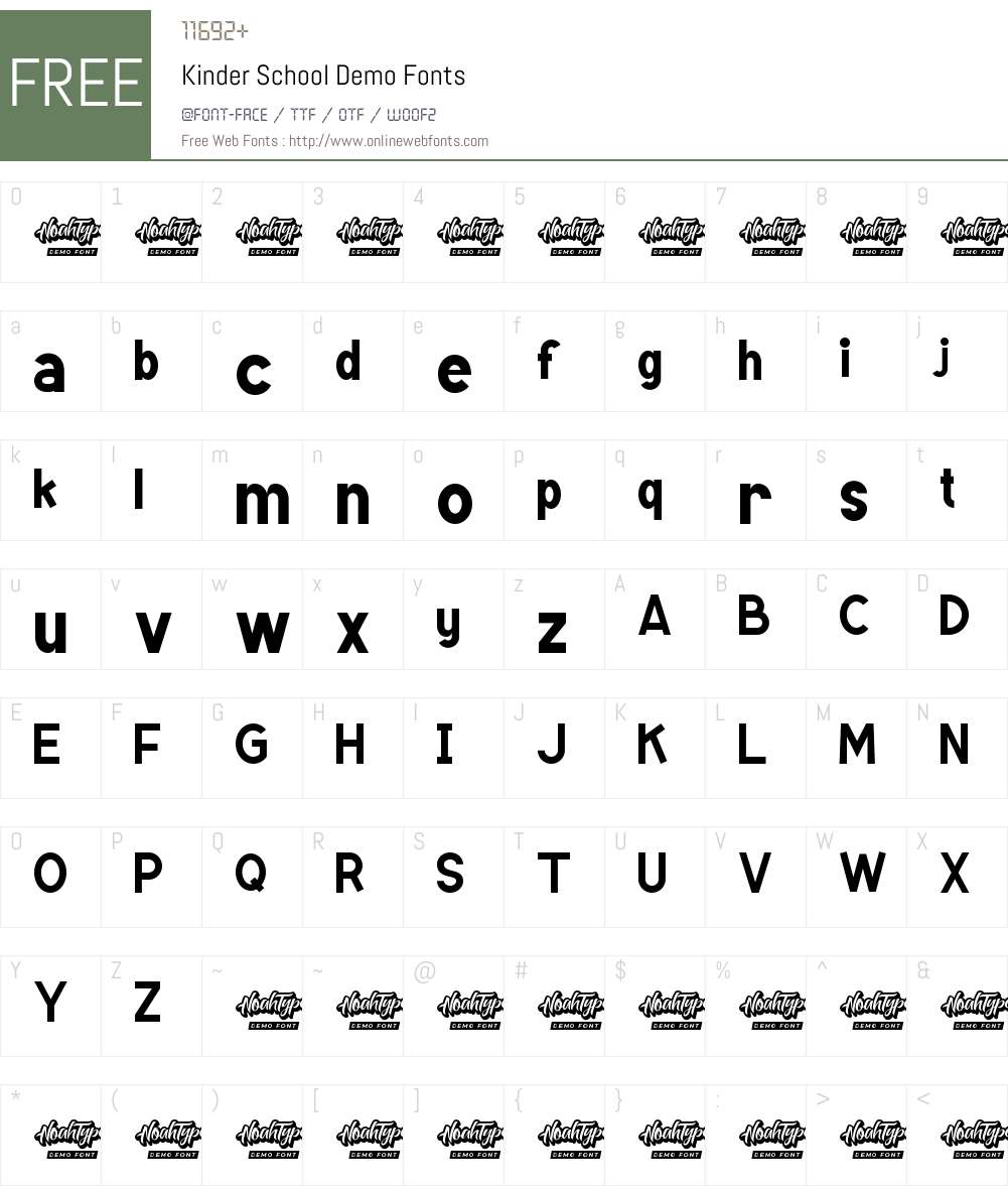 Kinder School Demo 1.001;Fontself Maker 3.5.7 Fonts Free Download ...