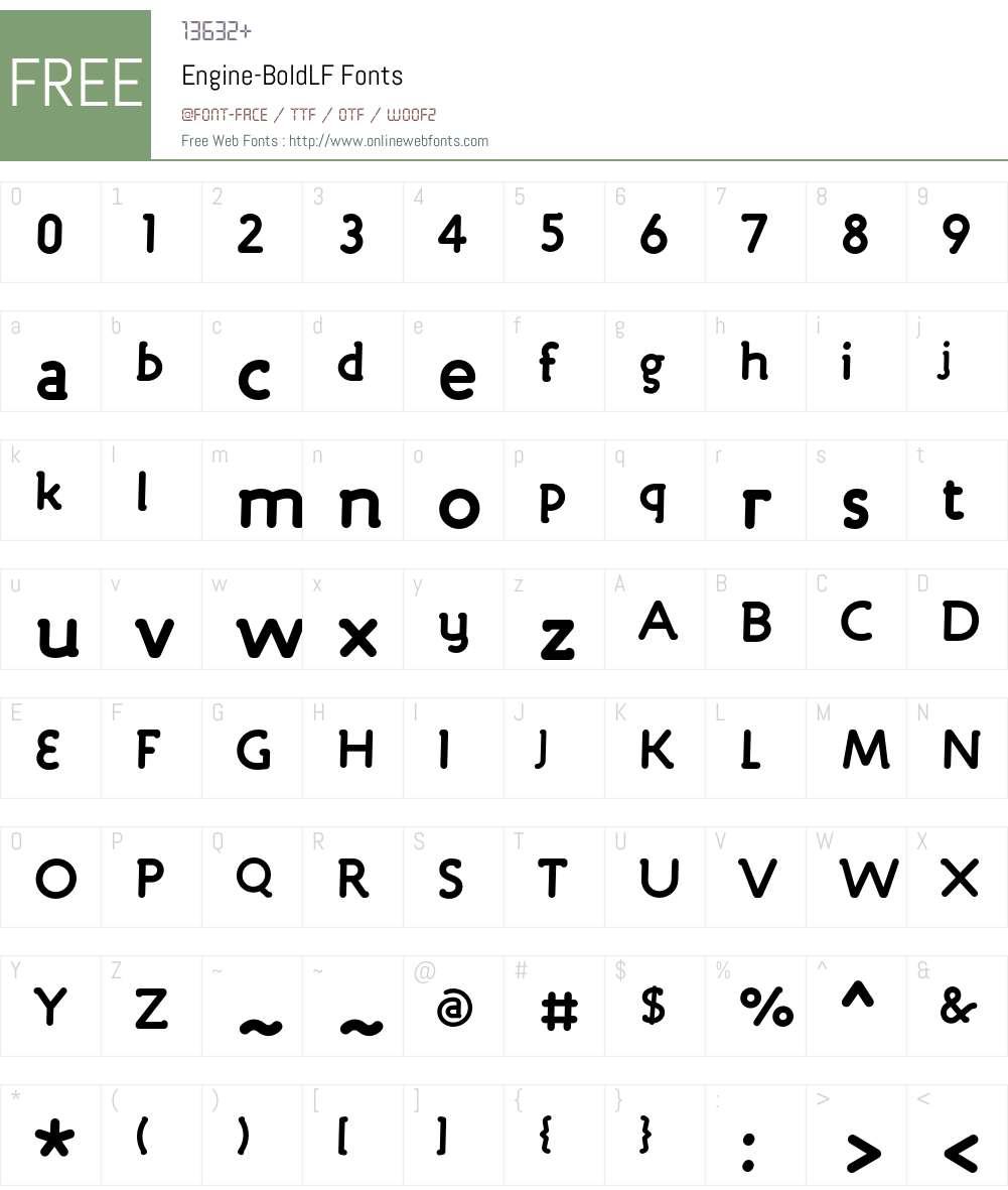Engine Font Screenshots