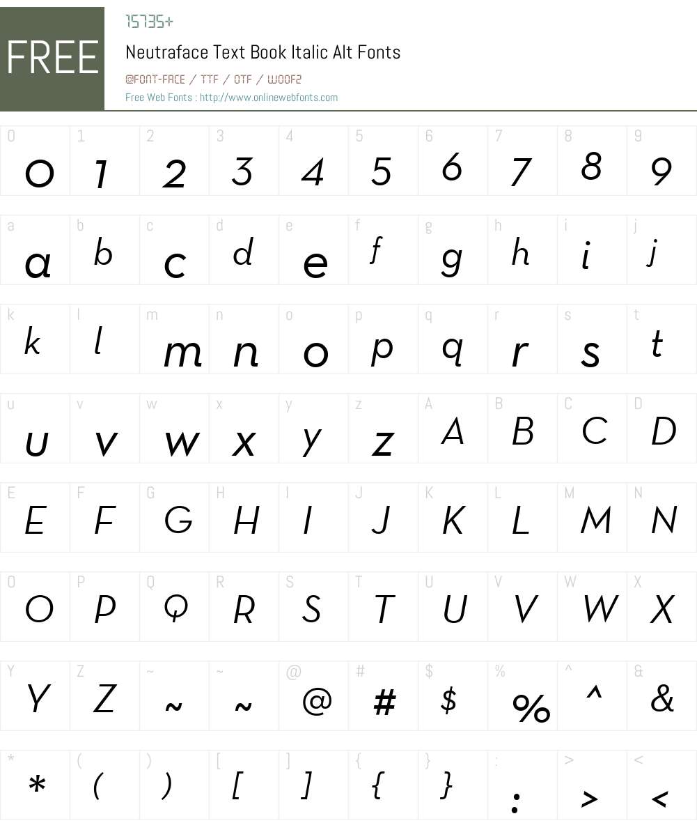 neutraface text font free download