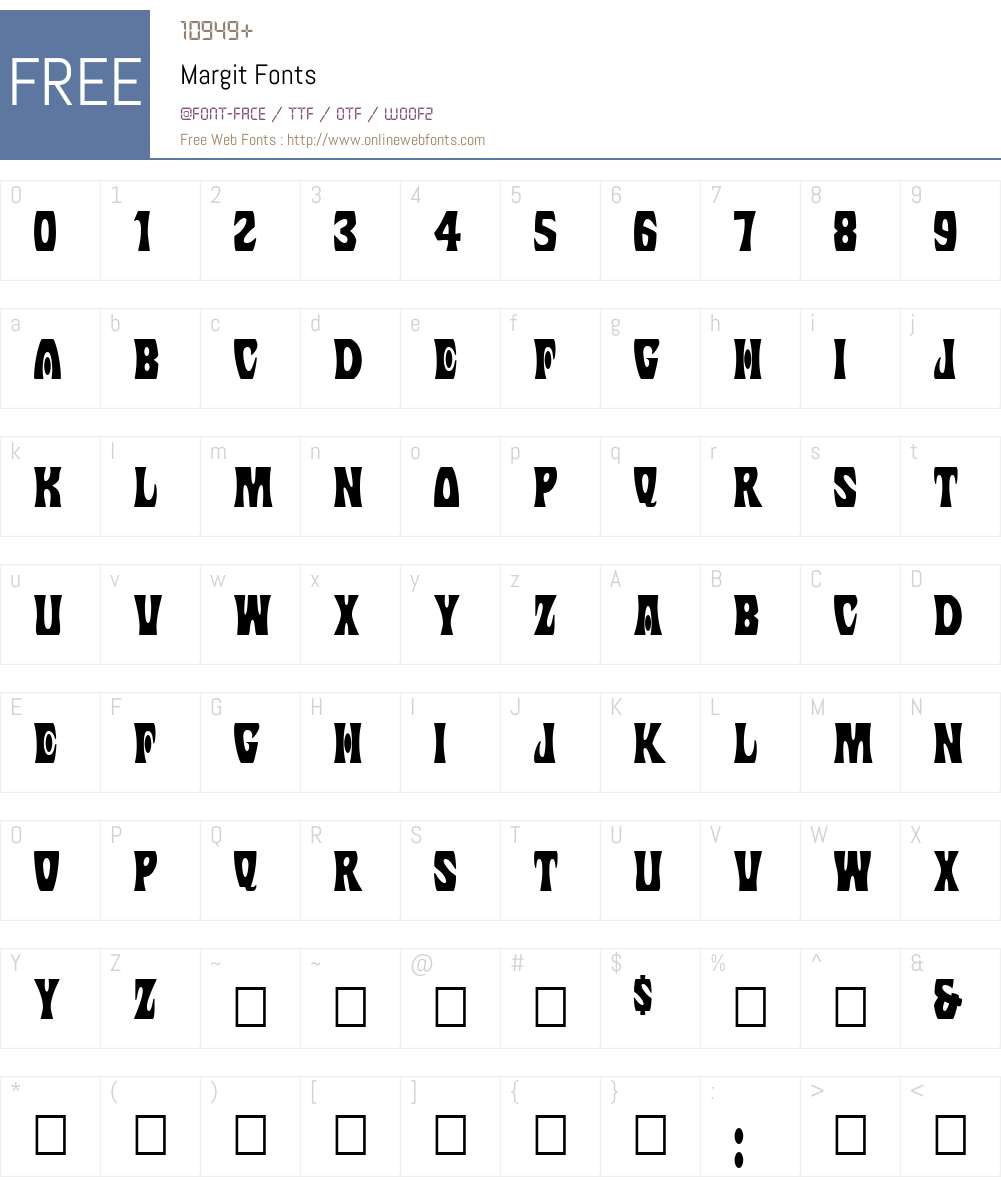 Margit Font Screenshots