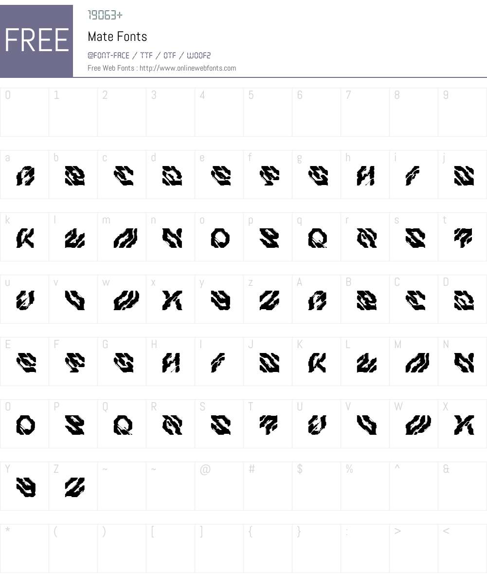 Mate 1.000;September 1, 2023;FontCreator 14.0.0.2901 64-bit Fonts Free ...