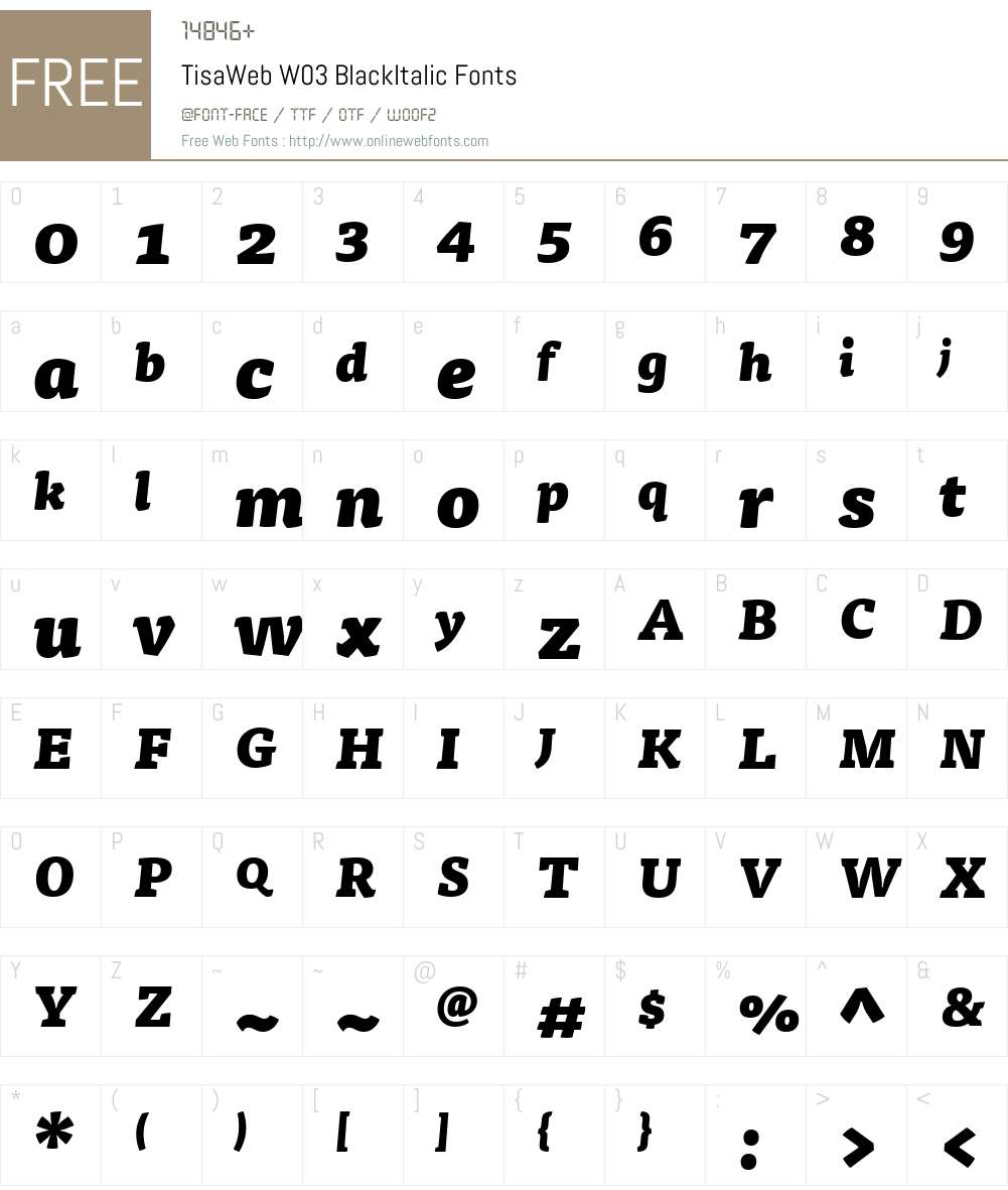 FF Tisa Font Screenshots