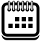 Spring Calendar Rounded Symbol