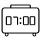 Clock Digital Tool Outline