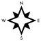 Cardinal Points On Winds Star Symbol