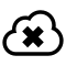Cloud Remove Symbol