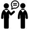 Two Men Talking