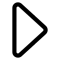 Play Triangle Outline