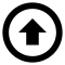 Arrow With Circle Up