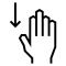 Swipe Down Arrow