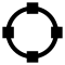 Round Curve Vectorial Dot Figure