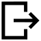 Common Logout Signout Exit Glyph
