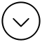 Down Circle Sign Character Shape