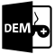 Dem File Format Symbol