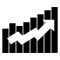 Up Arrow On Bars Graphic
