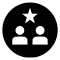 Star Two Users Graph