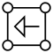 Back Left Pointer Point Edit Scale