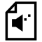 Sound On File Interface Symbol