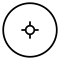 GPS Circular Outlined Button