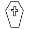 Coffin Casket Cross