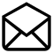 Opened Email Outlined Envelope Back Interface Symbol