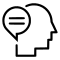 Head Bubble Text