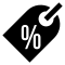 Price Label With Discount Symbol