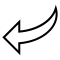 Curve Down Left Arrow