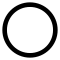 Full Moon Phase Circular Stroke Symbol