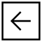 Back Button Left Arrow Symbol In A Square