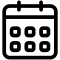 Weekly Calendar Outline Event Interface Symbol
