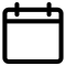 Calendar Empty Page Outline