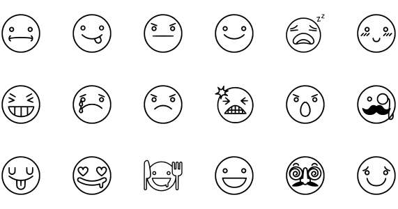 Line Emoticon Smiley