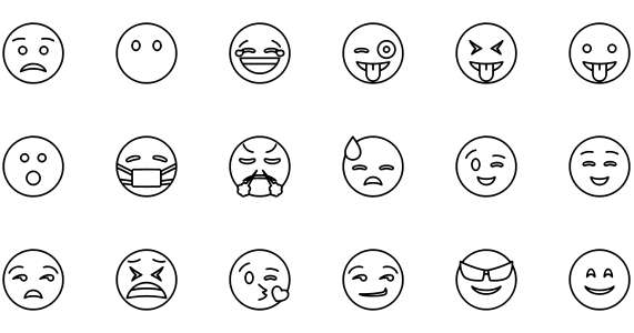 Zaficons Smiley Outline