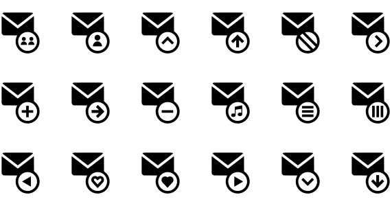 Email Glyph